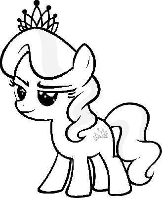 Kolorowanka myśląca Diamond Tiara